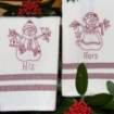His and Hers Snow People Embroidery Pattern