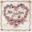Love You More Hand Embroidery Pattern