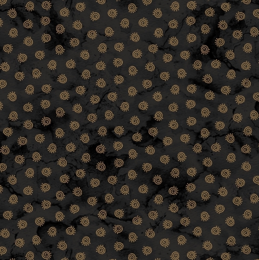 Picture of Geo Swirls - Black