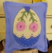Easter Egg Pin Cushion - Wool Applique Downloadable Design