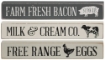 Picture of Farm Fresh Bacon Mini Signs - Set of 3