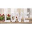 Picture of LOVE Rustic White Letters