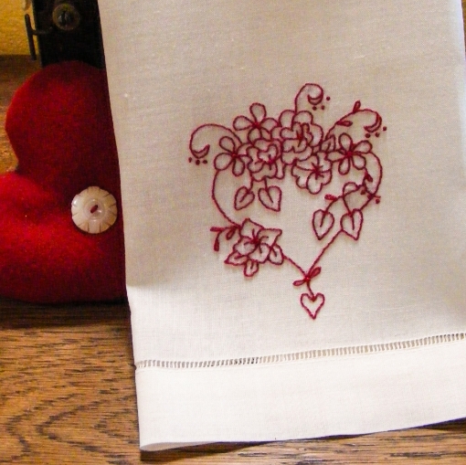 Flower Filled Heart - Hand Embroidery Pattern