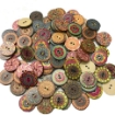Picture of Vintage-look Wooden Buttons - Pack of 12