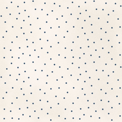 Scattered Dots - Natural/Blue Cotton Fabric
