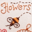 Flowers, Bees and Honey Hoop Hand Embroidery Kit