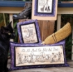 Hats, Shoes and Brooms Machine Embroidery Pattern
