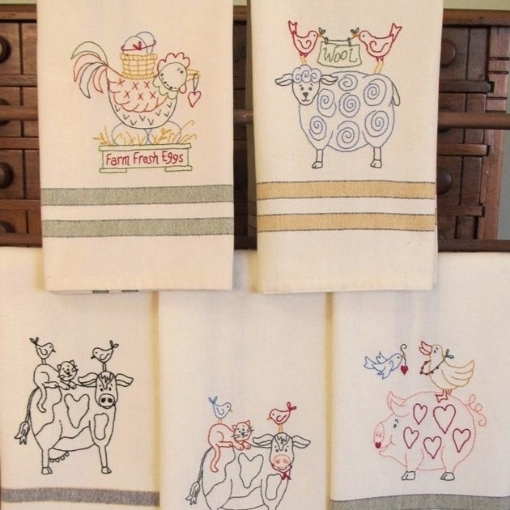 Animal Stackers - Hand Embroidery Pattern - Shipped