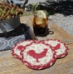 Picture of Red Rooster Coasters (Set of 4)