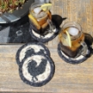 Picture of Black  Rooster Coasters (Set of 4)