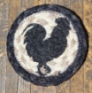 Picture of Black  Rooster Coasters (Set of 4)