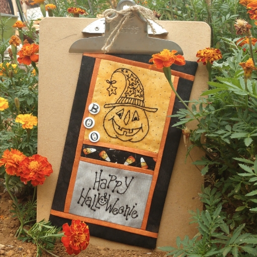 Happy Halloweenie - Hand Embroidery Pattern