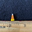 Picture of Candy Corn Button (Tiny - 1/2" long)
