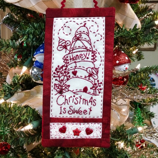 Honey! Christmas Is Sweet - Hand Embroidery Pattern - Download