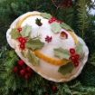Holiday Holly Pin Cushion Wool Applique Pattern