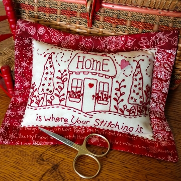 Unique and Creative RedWork Designs, RedWork Patterns and Embroidery Kits