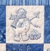 Frolicking Roly-Poly Snowmen Quilt - Hand Embroidery Pattern