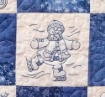 Frolicking Roly-Poly Snowmen Quilt - Hand Embroidery Pattern