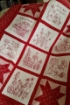 Love Me, Love My Cat RedWork Quilt - Hand Embroidery Pattern