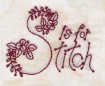 Picture of "S" is for Stitch - Machine Embroidery Pattern
