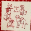 It's A Dog's Life Hand Embroidery Pattern