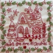 Hearts Come Home at Christmas - Hand Embroidery Complete Kit
