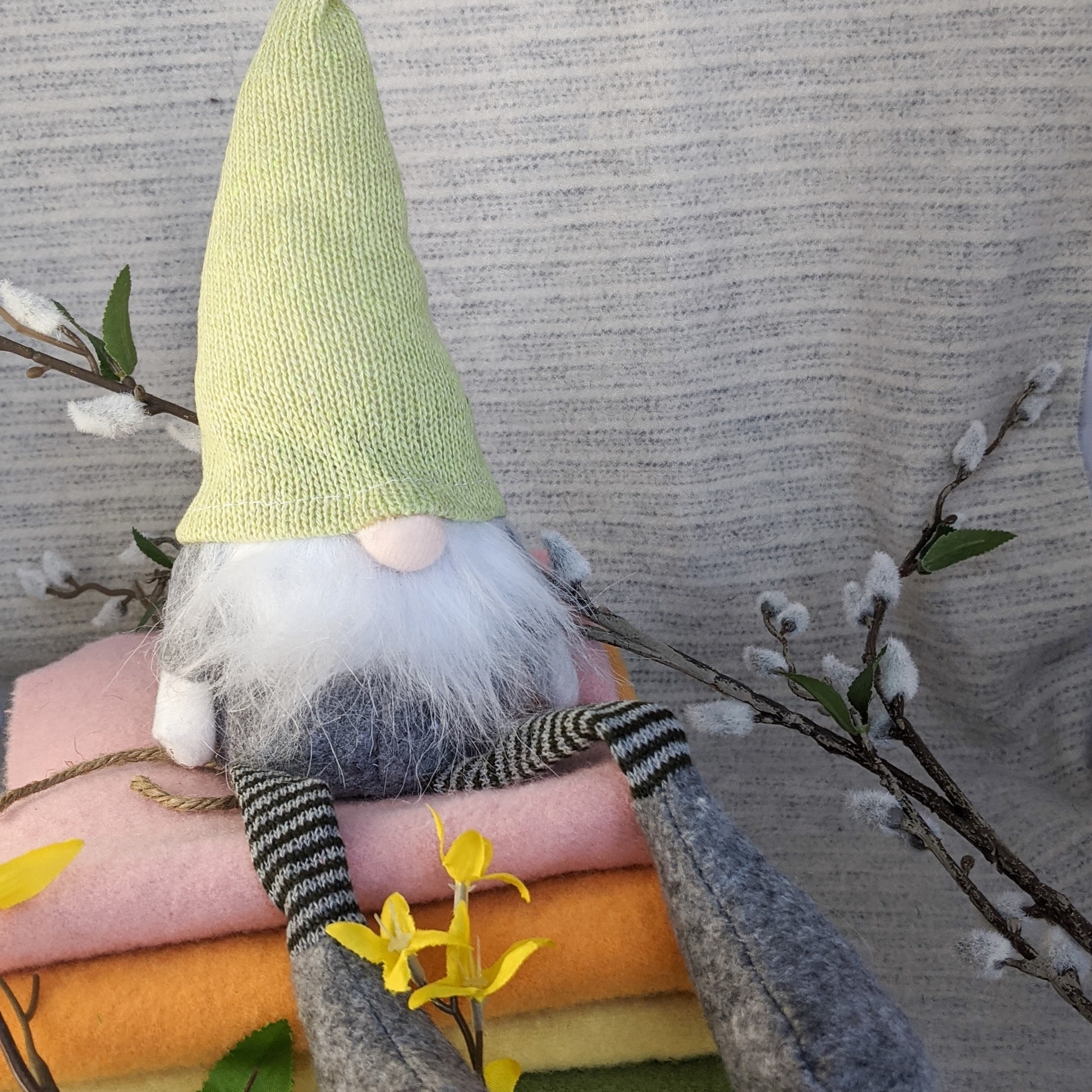 Spring Gnomes with Long Dangling Legs for Holiday decorating!