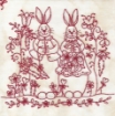 Bunny's Spring Garden - Hand Embroidery Pattern