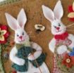 Woolen Bunny Garden - Wool Applique Pattern - Download