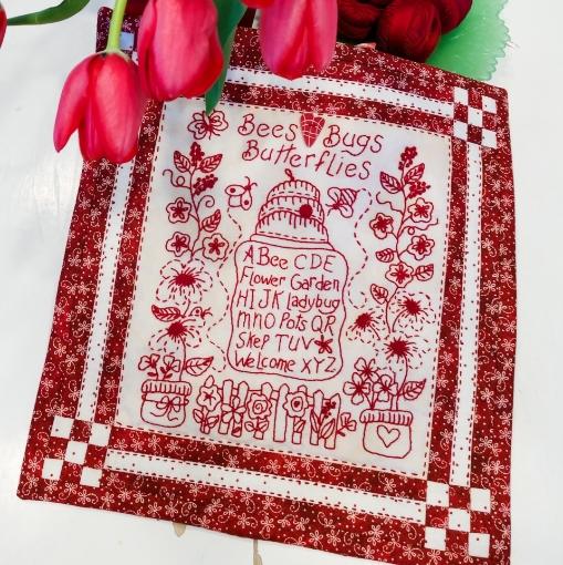 Bees, Bugs & Butterflies Hand Embroidery Kit