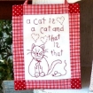 A Cat is a Cat - Hand Embroidery Pattern