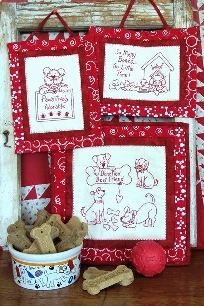 Bonefied Best Friend Hand Embroidery Pattern Download