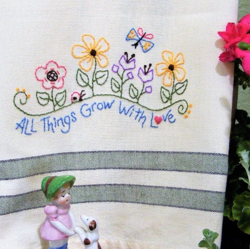 All Things Grow With Love Embroidery Pattern