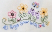 All Things Grow With Love Embroidery Pattern