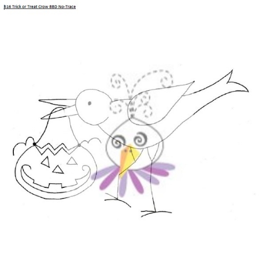  Trick or Treat Crow -  BBD No-Trace