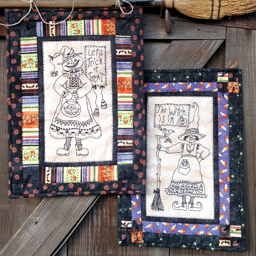 A Pair of Wicked Witches - Hand Embroidery Pattern