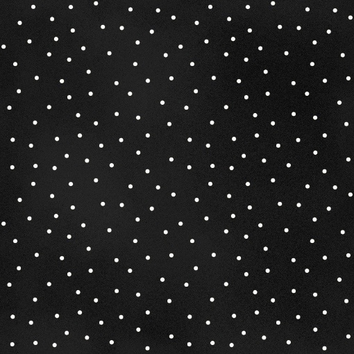 Picture of Scattered Dots - Black with White Dots - Cotton Fabric