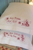 Bee Humble - Bee Kind RedWork Pillowcase Hand Embroidery Pattern