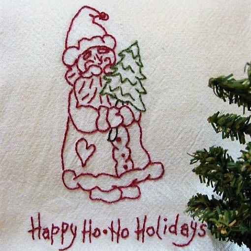 	Happy Ho*Ho Santa Embroidery Pattern