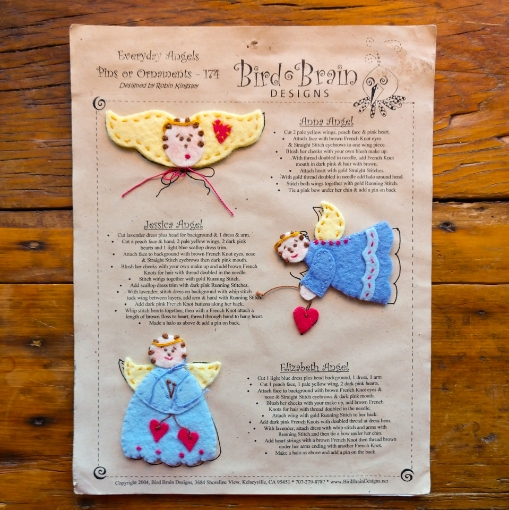 Everyday Angels - Wool Applique Pattern