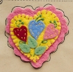 Picture of Floral Hearts - Wool Applique Pattern - Download 