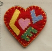 Picture of Love Letters - Wool Applique Pattern - Download  