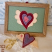Picture of Winged Hearts - Wool Applique Pattern - Download 