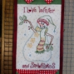 Friends and Snowflakes Machine Embroidery Pattern
