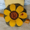 Picture of Sunflower Pin Cushion - Wool Applique Pattern - Download