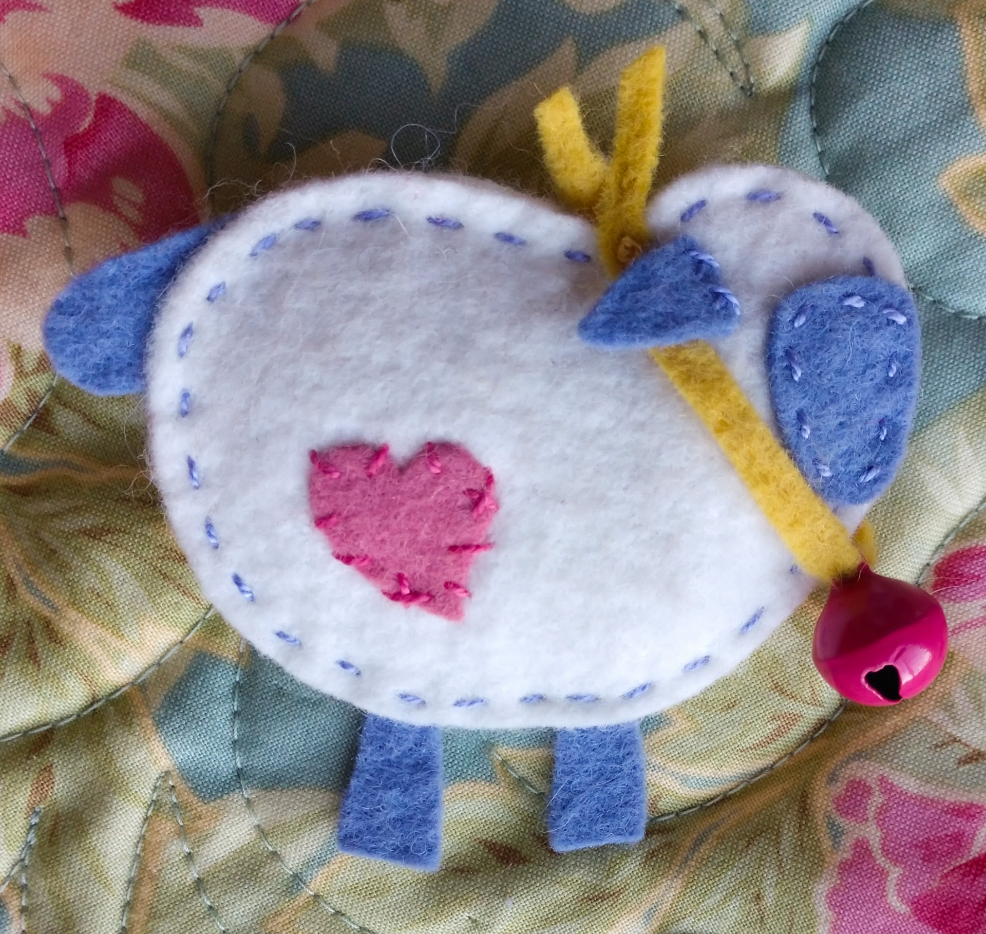 Spring Trio - Wool Applique Pattern - Download