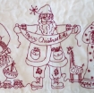 Santa Portrait Trio - Hand Embroidery Pattern