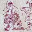 Santa Portrait Trio - Hand Embroidery Pattern