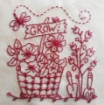 Welcome to my Garden - Machine Embroidery Pattern