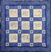 Snow Much Fun Quilt - Machine Embroidered Finished Model